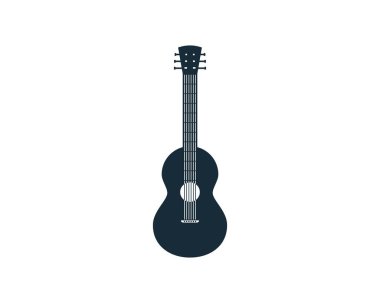 Gitar Simgesi Tasarım Şablonu Elemanları