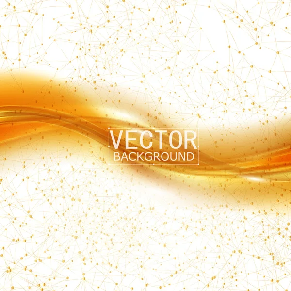 Vektorové krásný zlatý satén — Stockový vektor