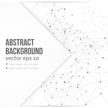 Vektör ağ arka plan soyut çokgen