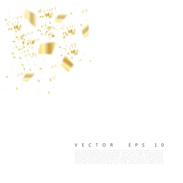 Sok eső konfetti — Stock Vector
