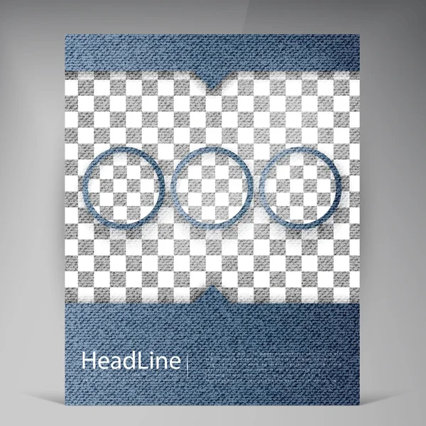 Brochure de flyers modernes vectoriels abstraits . — Image vectorielle