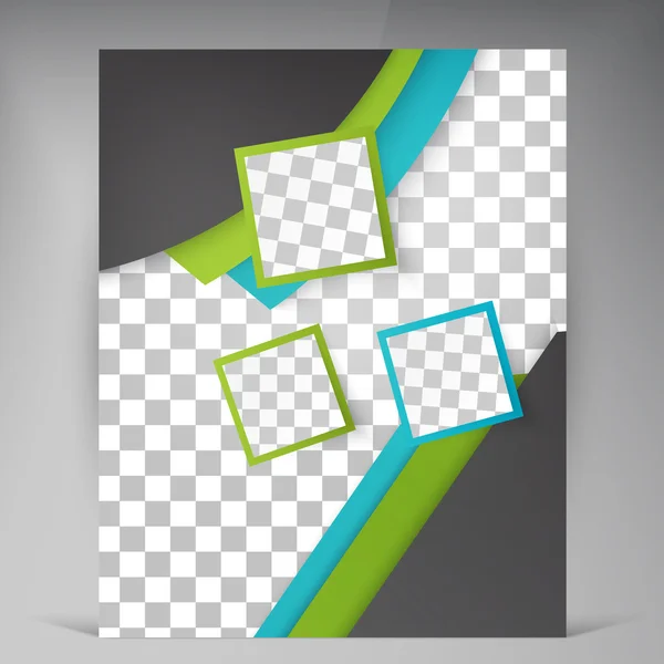 Abstrakt vektor moderna flyers broschyr. — Stock vektor
