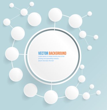 Abstract web design bubble