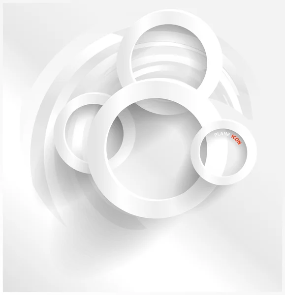 Bulle web design abstraite — Image vectorielle