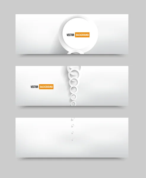 Circle set banner . brochure template — Stock Vector