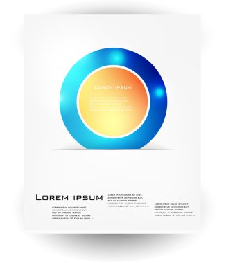 Çemberli soyut arkaplan