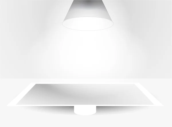 Vector achtergrond met lamp. — Stockvector