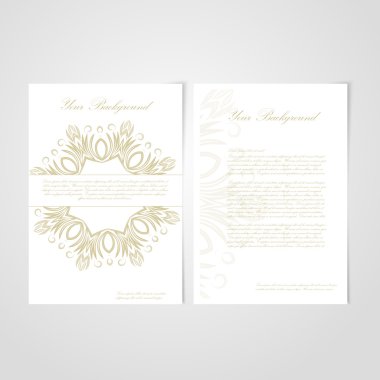 dantel süs vektör zarif arka plan .