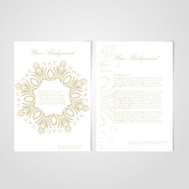 dantel süs vektör zarif arka plan .