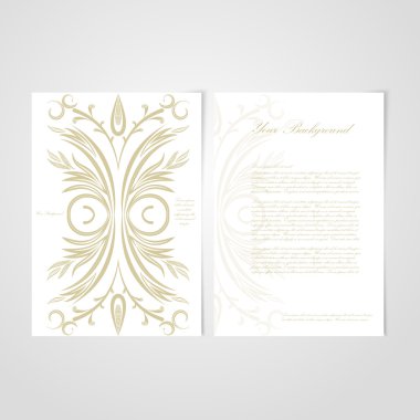 dantel süs vektör zarif arka plan .