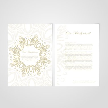 dantel süs vektör zarif arka plan .