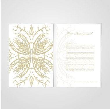 dantel süs vektör zarif arka plan .