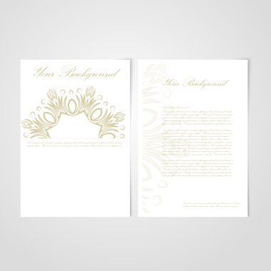 dantel süs vektör zarif arka plan .