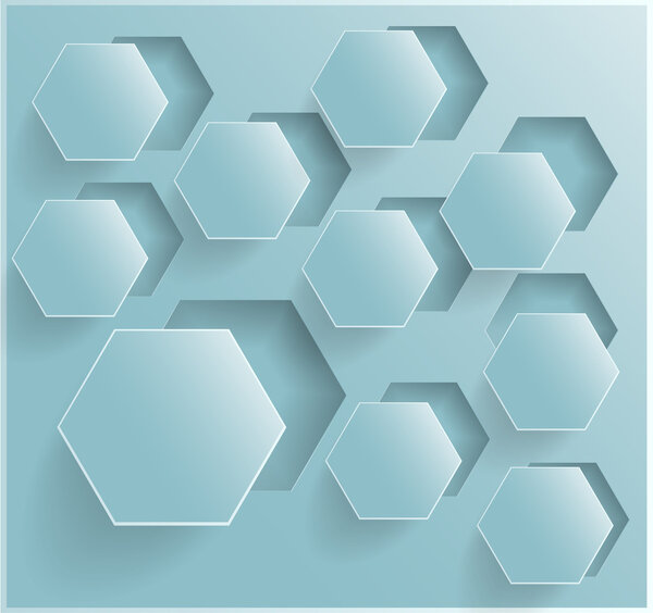 Vector abstract background Hexagon. Web and Design