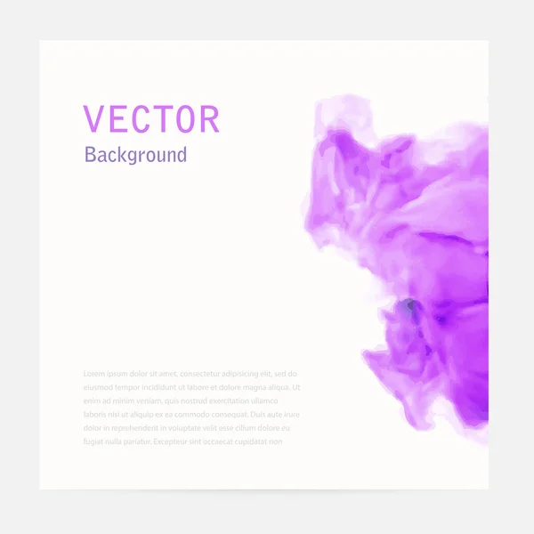 Vector roze wolk. Floral achtergrond rook — Stockvector