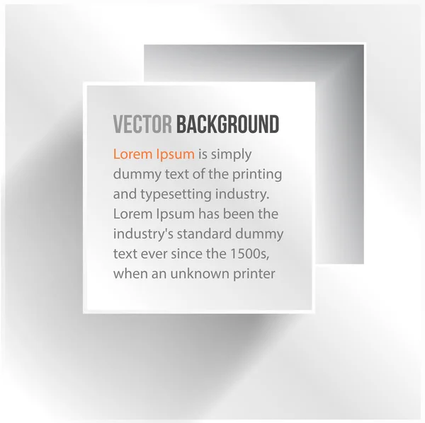 Vektor absztrakt háttér tér. — Stock Vector