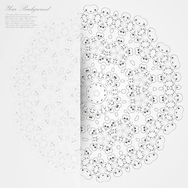 Векторный элегантный фон с кружевным орнаментом  . — стоковый вектор