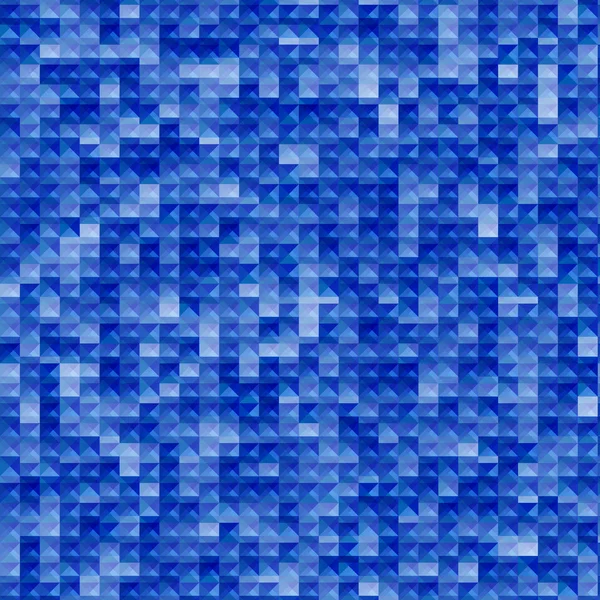 Vector Geometría abstracta triángulos patrón azul brillante . — Archivo Imágenes Vectoriales