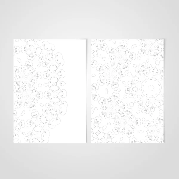 Vetor elegante fundo com ornamento de renda  . — Vetor de Stock