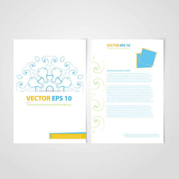 Vector Elegant background with lace ornament .