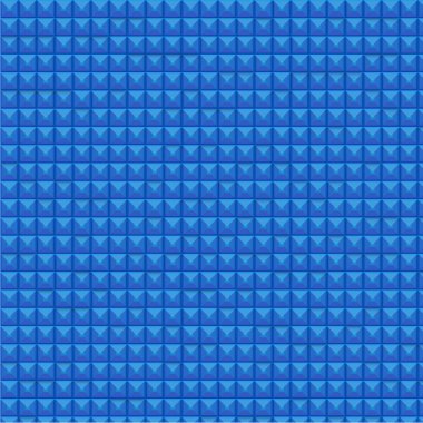 Vektör soyut geometri üçgen parlak mavi desen.