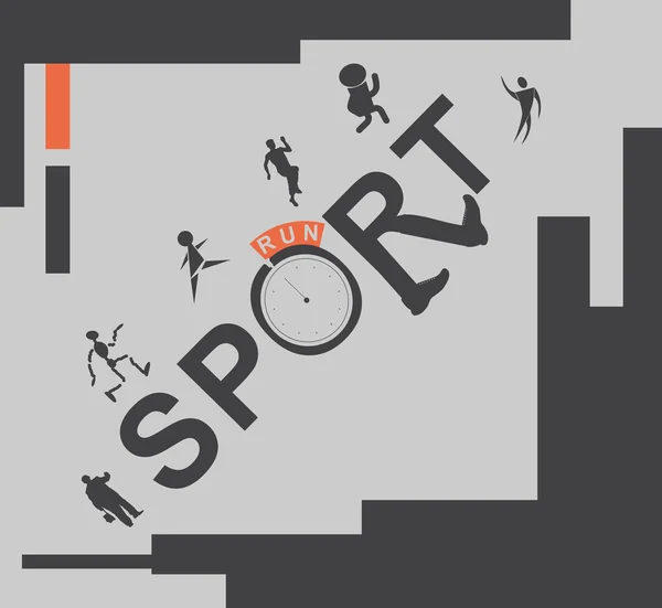 Conjunto de vectores Iconos web Deporte — Vector de stock