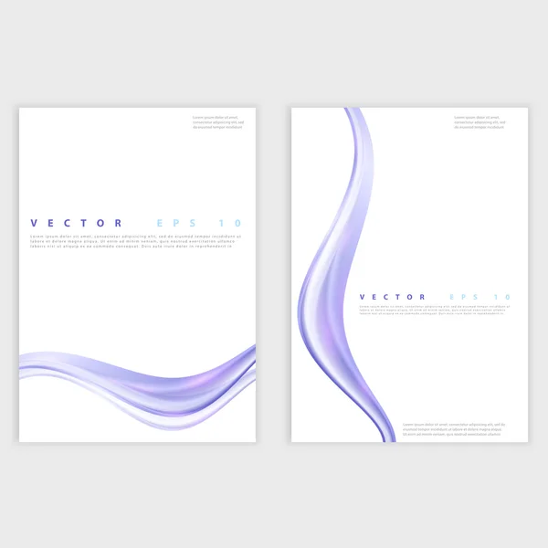 Flyer πρότυπο πίσω και μπροστινός σχεδιασμός — Διανυσματικό Αρχείο