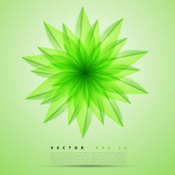 Vector abstracte achtergrond bloem. — Stockvector