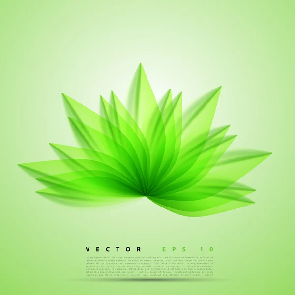 Vector abstracte achtergrond bloem. — Stockvector