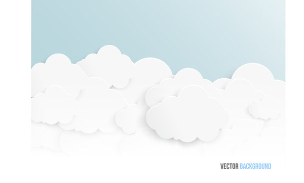 Vector abstract background bubble. Paper