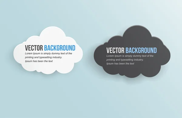 Vector abstract background thunderstorm cloud. — Stock Vector