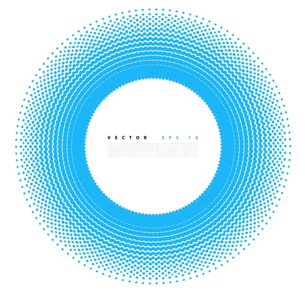 Vector abstract circles template — Stock Vector