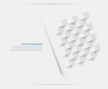 Vektör beyaz kareler artalanları