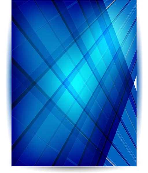 Abstracte koptekst blauwe vectorillustratie — Stockvector