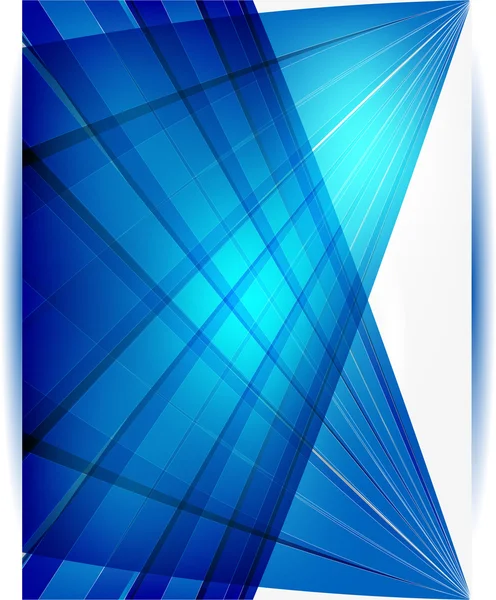 抽象的なヘッダー青いベクトル図 — ストックベクタ
