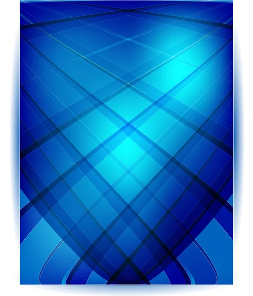 Vector Líneas rectas fondo abstracto. Azul. — Vector de stock