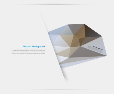 Vektör arka plan. Poligonal desen