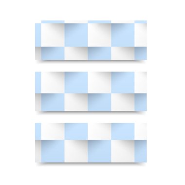 Vektör afiş ve kareler. Renk