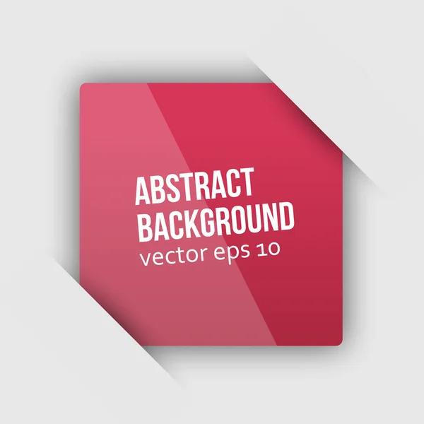 Fondo abstracto vectorial. Cuadrado y 3d — Vector de stock