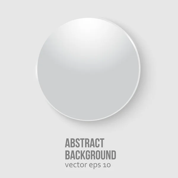 Vector círculo blanco. Fondo abstracto — Vector de stock