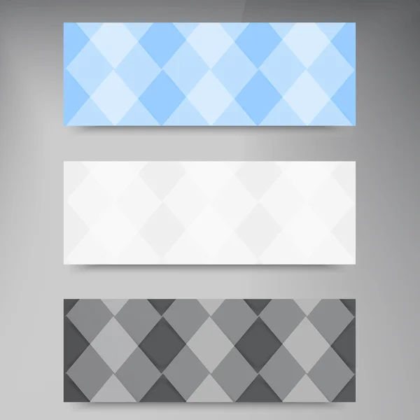 Vector banners and squares. Color set — Stock Vector