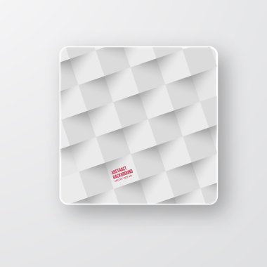 Vektör arka plan. Beyaz kareler