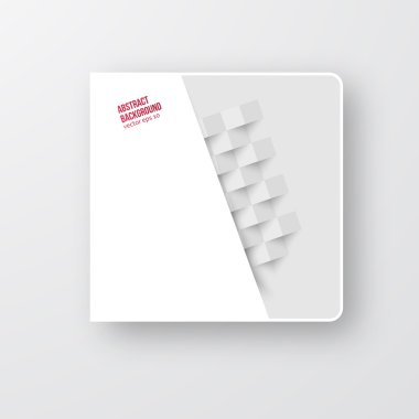 Vektör arka plan. Beyaz kareler