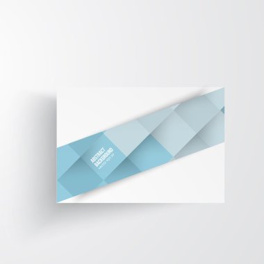 Vektör beyaz kareler. Arka plan