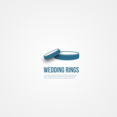 Abstact yüzük şablonu. Kurumsal simgesi.