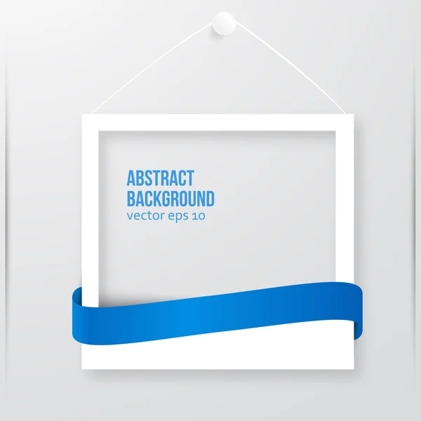 Vector foto frame banner. — Stockvector