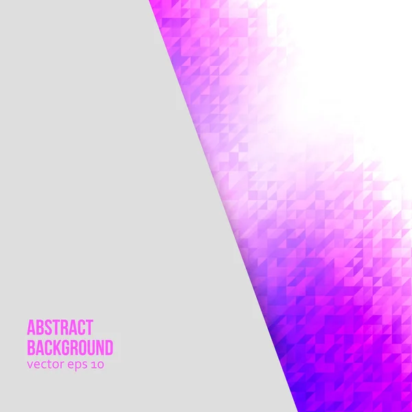 Vektor abstrakten Hintergrund. Geometrisches Dreieck — Stockvektor