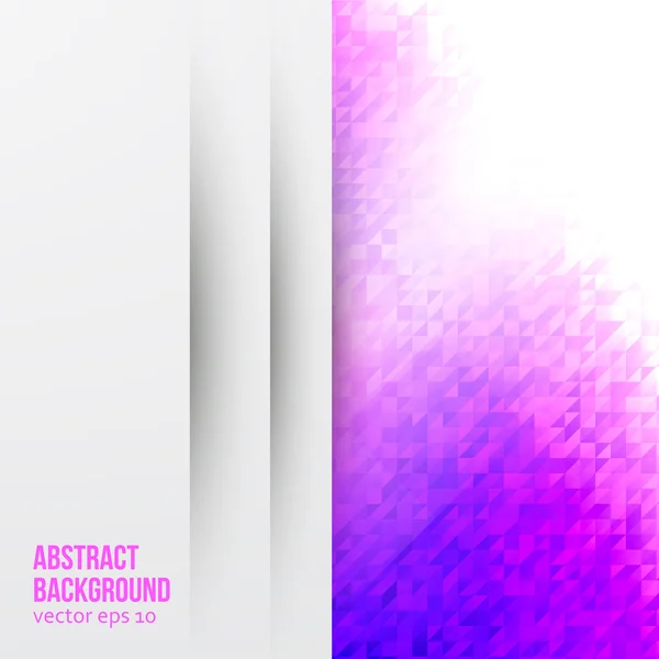 Vector abstract background. triangle geometric — Stock Vector