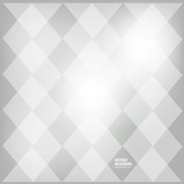 Fondo abstracto vectorial. Cuadrados blanco — Vector de stock