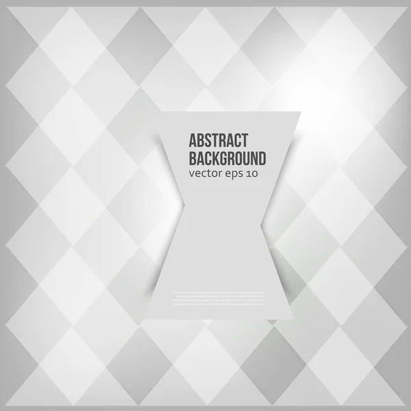 Fondo abstracto vectorial. Cuadrados blanco — Archivo Imágenes Vectoriales